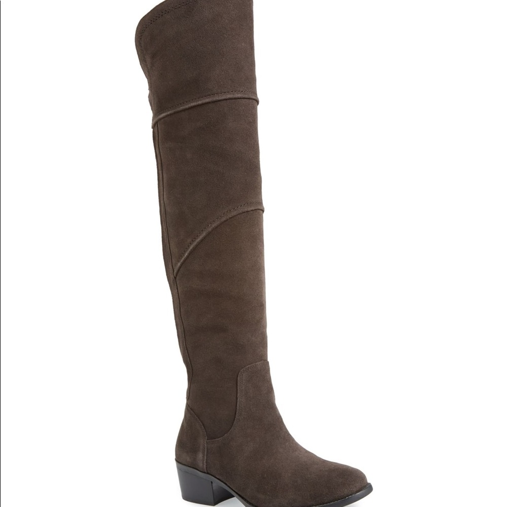 Vince Camuto Bernadine boots, size 6, charcoal,NEW